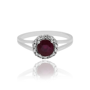 Anillo de Plata de Ley 925 con Cuarzo Rosa y Circonitas, Joyería Elegante para Fiesta, Unisex, con Engaste de Puntas, Ideal para Regalo - Product Image 6