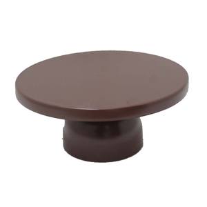 แท่นวางเค้กทรงสี่เหลี่ยมโลหะชั้นเดียวดีไซน์แบบโบราณสีดำสำหรับงานวันเกิดงานปาร์ตี้โชว์เค้กจำนวนมาก - Product Image 5