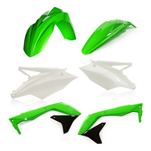 Acerbis Plastic <b>Kit</b> for Kawasaki Including Skid Plates - Product Image 1