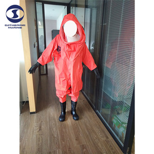 Combinaison de protection chimique monobloc de haute qualité Combinaison chimique étanche au gaz en PVC CCS approuvée - Product Image 5