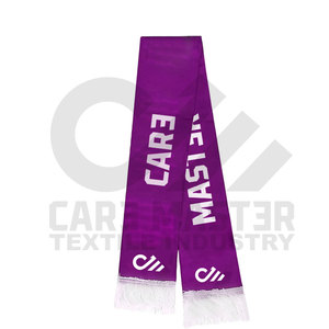 Bufanda de punto personalizada para aficionados al fútbol, bufanda bordada de recuerdo para Club de equipos de fútbol con logotipo para promoción, eventos deportivos, seguidores - Product Image 1