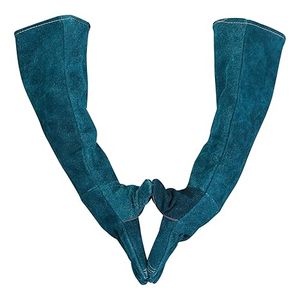 Guantes de soldadura de cuero OEM Protección térmica de mano completa Agarre de Palma fuerte Ajuste cómodo para uso en fábrica de fabricación de metal - Product Image 5