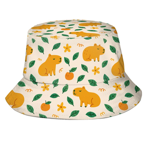Sombrero de cubo informal en línea de nueva llegada con estampado de moda para viajes y ciclismo Servicio OEM Precio bajo - Product Image 1