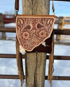 Nuevo estilo, bolso de cuero de estilo occidental con herramientas aztecas occidentales, bolso de mano vintage multicolor, correa de cuero con herramientas elegantes para mujer - Product Image 2