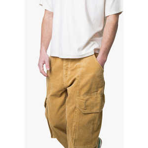 Pantalones cargo de pana ultra holgados-caqui - Product Image 3