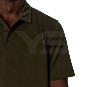 Grande taille respirant décontracté pour polo Jersey solide brodé avec des techniques d'impression bouffante - Product Image 2
