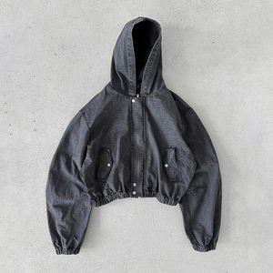 Sudadera con capucha de algodón de gran tamaño para hombre personalizada al por mayor 500 Gsm Jersey bordado con impresión digital para invierno - Product Image 1