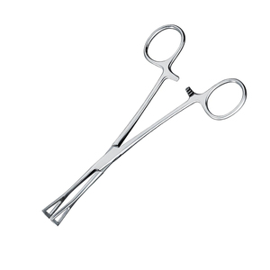 Pince de serrage allemande en acier inoxydable, Non fendue (extrémité fermée), pince de serrage de haute qualité, langue, nez du ventre - Product Image 4