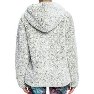 OEM Service <b>Women's</b> <b>Zip</b> <b>up</b> Sherpa Fleece <b>Jacket</b> Wholesale Premium Quality Warm Sherpa <b>Jacket</b> - Product Image 4