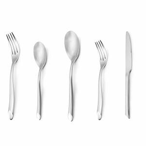 ชุดช้อนส้อม5ชิ้นเป็นมิตรกับสิ่งแวดล้อมดีไซน์เนอร์สแตนเลสสำหรับใช้ในบ้าน - Product Image 1