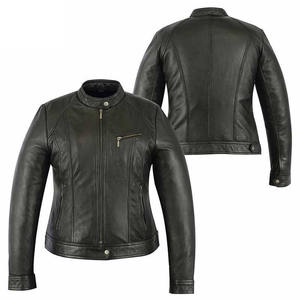 Chaquetas de cuero de PVC de alta calidad personalizadas para hombres disponibles en todos los colores con tela de lona con cremallera al por mayor ofrecido - Product Image 4