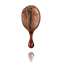 Extrait de café Robusta vietnamien pur noir de qualité supérieure, concentré liquide, saveur douce, chocolat amer, crème, fruits, en sachet, surgelé, vente en gros
