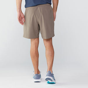 Shorts de jogging décontractés pour hommes en toile épaisse, taille mi-haute, couleur unie, respirants, séchage rapide, écologiques, avec impression personnalisée - Product Image 2