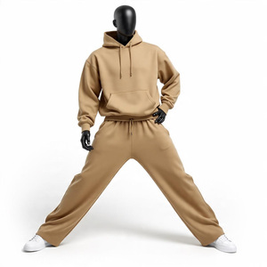 Trajes Deportivos de Alta Calidad para Hombre al por Mayor, Personalización Completa, Trajes Deportivos Casuales, 100% Algodón, Felpa, Pantalones Deportivos Acampanados y Sudaderas con Capucha - Product Image 1