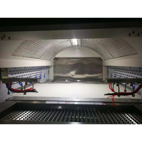 PATER Machine de pulvérisation à mouvement alternatif pour portes et portillons, avec moteur à roulement, pour peinture PU, UV et à base d'eau sur bois et meubles, haute précision