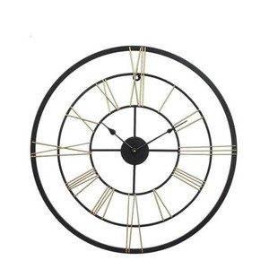 Horloge murale en métal exquise fabriquée à la main pour la décoration de la maison Fusion artistique avec motif numérique emballé dans une boîte - Product Image 3