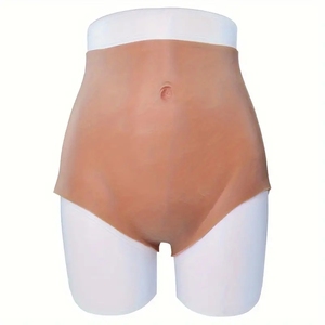 Curvy Enhancer Urchoice Crossdressing Soft Silicone Booty Shaper Culotte-D'inspiration africaine, sans <span class=keywords><strong>latex</strong></span>, 25.98 pouces-44.09 pouces - Product Image 2