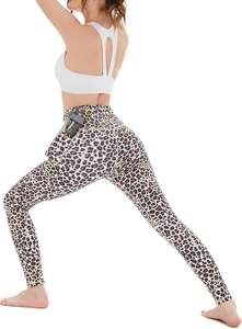 Leggings de Cintura Alta para Mujer con Bolsillo, Pantalones de Yoga para Mujer, Leggings Deportivos Elásticos con Control de Abdomen - Product Image 3