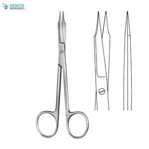 Goldman-tijera de zorro estándar, instrumentos de cirugía plástica de alta calidad, recta/curvada, 13cm - Product Image 5