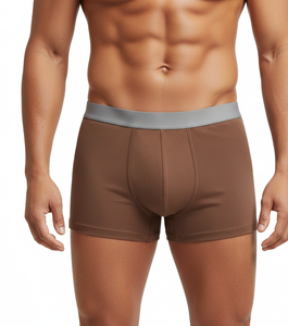 Calzoncillos de Algodón para Hombre Earth Soft Brown, Tejido Elástico Suave y Transpirable, Equilibrado para una Comodidad Diaria Natural - Product Image 4