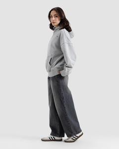 Sudadera con Capucha para Mujer, Estilo Urbano Personalizado, Tendencia Actual, 400 g/m², Algodón Grueso, Felpa Francesa, Lavado Vintage Desgastado - Product Image 2