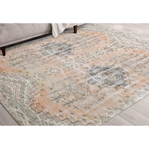 Tapis imprimé personnalisé : Tapis d'appoint bohème antidérapant, tapis fin non tissé - Product Image 4