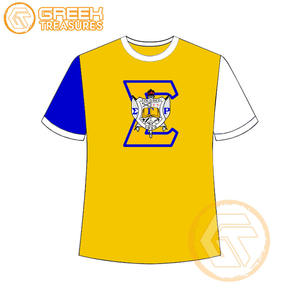 T-shirt de sororité Sigma Gamma Rho pour femmes en gros, 100% coton jersey, respirant, anti-froissement, séchage rapide, col rond - Product Image 3