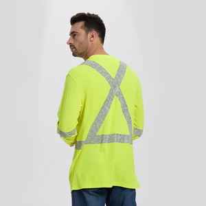 Prix de gros FR Chemise industrielle résistante au feu pour les équipes de construction Vêtements de travail de soudage haute visibilité - Product Image 3