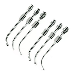 Tailles personnalisées Instruments chirurgicaux Canule sinusale de puissance manuelle Tubes d'aspiration Outils d'aspiration faits à la main en acier inoxydable - Product Image 1