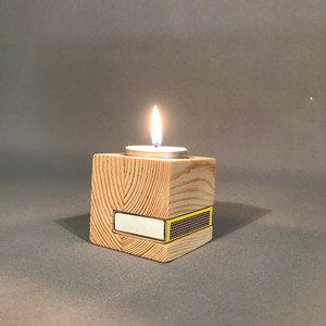 Nuevo soporte de luz de té de madera de teca hecho a mano con ranura para caja de fósforos para Navidad o regalo de inauguración de la casa para amigos al precio más bajo - Product Image 3
