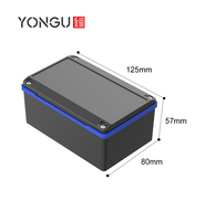 Yonggu T05 127.4*82.4MM boîtier en aluminium de sécurité extérieure boîtier de contrôle de Distribution en métal boîte de jonction étanche Electr