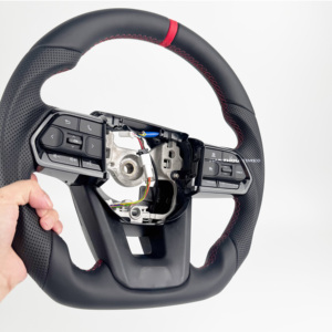 Volante Personalizado <span class=keywords><strong>Toyota</strong></span> GR para 4Runner, Mark X, CHR, Serie 79, Hilux, Vigo, Hiace, Highlander, Prius, Celica, Rav 4, Crown 2001 - Product Image 2