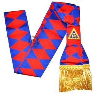 Venta al por mayor de calidad superior Caballero Masón Verde Bordado Sash Masónico Regalia Inspector Uniformes - Product Image 4