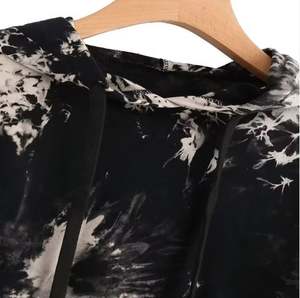 Oversize Streetwear Crop Hoodie Mujer OEM Venta al por mayor Tela de algodón Logotipo personalizado - Product Image 2