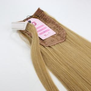 Ponytail <b>human</b> <b>hair</b> Vietnamese straigh double drawn wholesale <b>hair</b> extensions no tangle free of shedding - Product Image 5