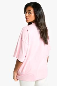 Camiseta holgada de algodón 100% de alta calidad para mujer, logotipo personalizado, acentos de diamantes de imitación, ropa lisa de verano - Product Image 4