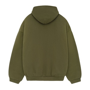 Sweat à capuche décontracté pour homme, style streetwear, en molleton tricoté, polyester et coton, imperméable et respirant, avec impression de logo personnalisée - Product Image 4