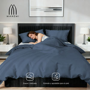 Juego de Funda Nórdica con Funda de Almohada, 100% Poliéster, Lavable, 100 Hilos, Estilo Simple, Tamaño 45x75cm, para Ropa de Cama - Product Image 6