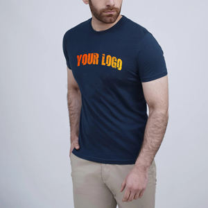 Camiseta holgada de manga corta de algodón 100%, camiseta negra sólida de moda de gran tamaño con hombros caídos, camiseta de Hip Hop con estampado personalizado para hombres - Product Image 5