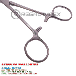 Regal Impex RI-<b>PS</b>-1038 Surgical Grade German Stainless Steel Clamp <b>3</b> <b>3</b> Teeth 6 1/4 Inches Forceps CE Certified OEM Branding - Product Image 6