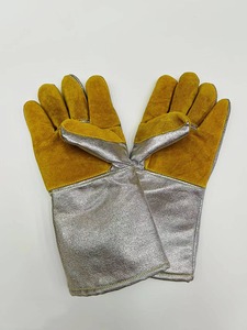 Guantes aluminizados de alta temperatura Soldadura resistente al calor Guantes de trabajo de seguridad contra incendios Protección térmica industrial - Product Image 2