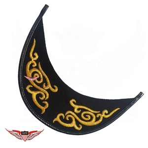หมวกปักมือคุณภาพสูงลายม้วนสำหรับงานพาเหรดและพิธีการ  ปีกหมวกประดับด้วยเส้นไหมทองคำ - Product Image 2