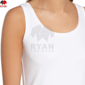 Latest Design Casual Summer Women Tank Top Breathable Cotton/<b>Bamboo</b> <b>Fiber</b> High Quality Customizable Wholesale - Product Image 6