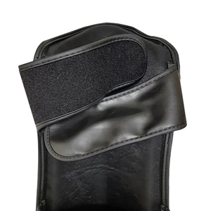 Hecho a medida MMA Boxeo Muay Thai Shin Instep Guard Diseño clásico Elástico PU Protección Entrenamiento Espinilleras Función de compresión - Product Image 5