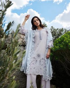 AJM Trade House 5565 Designer ethnique pakistanais femmes Salwar costumes soie formelle et Georgette lourde pour les fêtes - Product Image 4