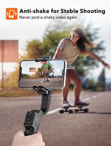 <span class=keywords><strong>Stabilisateur</strong></span> de cardan Hohem iSteady <span class=keywords><strong>Q</strong></span> avec contrôle de suivi IA, <span class=keywords><strong>stabilisateur</strong></span> de cardan 3 axes compatible avec téléphone, perche à selfie et trépied réglable - Product Image 2