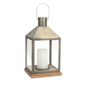 Lanterne en bois faite à la main de haute qualité à la main bougeoir de créateur classique élégant en gros nouvelle lanterne en bois de fantaisie - Product Image 1