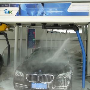 La dernière machine à laver automatique de voiture de <span class=keywords><strong>station</strong></span>-service du monde a certifié le nettoyage portatif de pression de l'acier inoxydable 1500W - Product Image 2