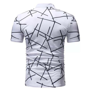 Polos de algodón para hombre de marca a la moda, camisetas de polo transpirables de color sólido de manga corta de verano de talla grande, OEM, novedad - Product Image 2