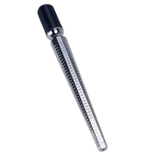 JIPSY Bâton de mesure de taille de bague universel en aluminium gradué - Outil de fabrication de bagues pour orfèvre, outils de fabrication de bijoux - Product Image 1